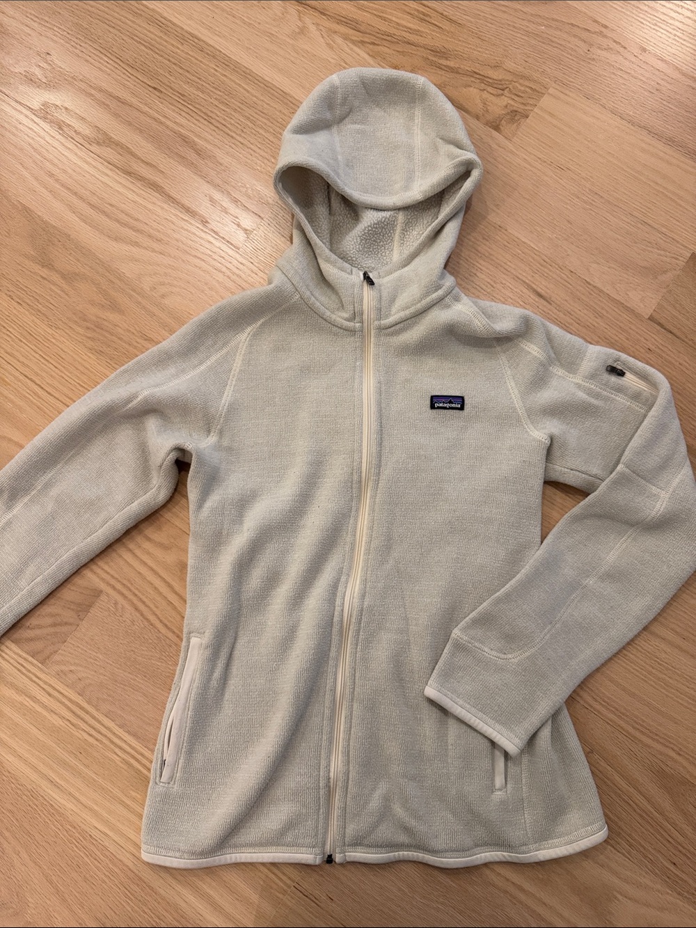 Patagonia | Women's Cream Full-Zip Hooded Better Sweater